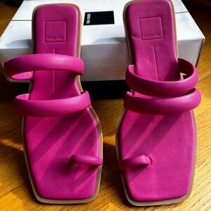 Dolce Vita Pink Block Heel Sandals